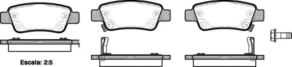 1290 02 [43022SWWG01] !колодки дисковые з.\ Honda CR-V 2.0/2.2D/2.4 06> 129002 REMSA