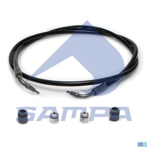 Шланг VOLVO F,XF95 подъема кабины L=1255 SAMPA 031127 SAMPA