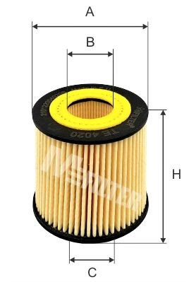 фильтр масляный!\ Mazda 6/MPV 2.3i 6.02> TE4020 MFILTER AUTOMOTIVE FILTERS