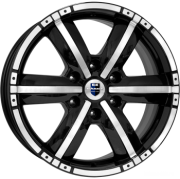 КиК Окинава-Оригинал 17.0 / 7.5J PCD 6x139.70 ET 38.00 ЦО 67.10 Литой / Черный с R25984 K K WHEELS