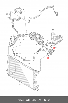 Кольцо уплотнительное 38x4 WHT009139 WHT009139 VAG
