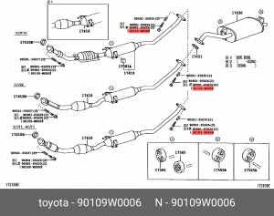 TOYOTA 90109-W0006 TOYOTA
