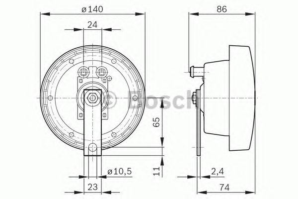 ЗВУКОВАЯ СИГНАЛИЗАЦИЯ/ПРИБОР 0320226004 BOSCH