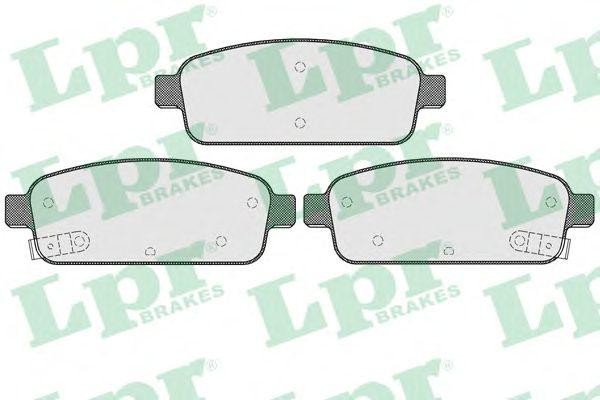 Комплект тормозных колодок 05P1575 05P1575 LPR