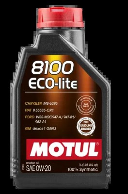 Масло моторное MOTUL 8100 ECO-LITE 0W20 синт.1л 108534 MOTUL