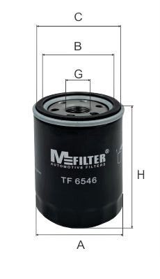фильтр масляный!\ Nissan Micra 1.0SLX/1.3SLX/Primera 2.0/2.0i/Note 90> TF6546 MFILTER AUTOMOTIVE FILTERS