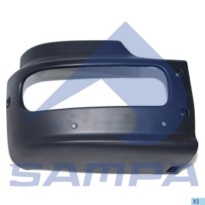 Бампер MERCEDES Atego правая часть (низкий) SAMPA 18100008 SAMPA