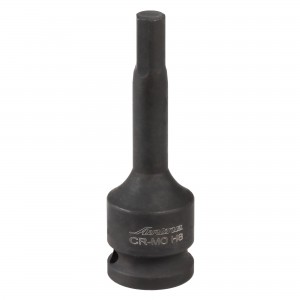 Головка торцевая ударная 1/2" DR "AIRLINE" (внешний шестигранник H8, L=78 мм) ATAS005 AIRLINE