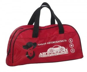 Набор автомобилиста (огнетушитель ОП-2,аптечка,знак,трос 5т,перчатки) АВТОСТОП H5 AVTOSTOP