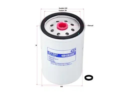 фильтр топливный !D76 H115 M16x1.5 / Cum\INTERN/FRL SFF5052 SURE FILTER