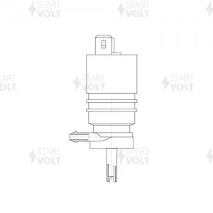 Насос омывателя для а/м VAG/Peugeot/Opel/Citroen (без задн. омыв.) (SWP 1804) SWP 1804 START VOLT