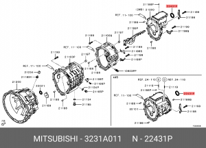 САЛЬНИК  3231A011 3231A011 MITSUBISHI