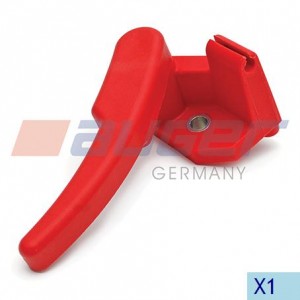 рычаг разблокировки кабины !красная ручка к тросу \ MB 84728 AUGER