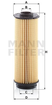BMW 1-СЕРИЯ F20/F21 (2011>) / TOYOTA SUPRA (2019>) HU 6022 Z MANN FILTER