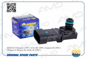 Датчик давления воздуха RENAULT Kangoo, 1997-, Clio III, 2005-, Laguna II, 2001- AMD.SEN273 AMD