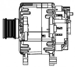 Генератор 140A LG 1860 START VOLT
