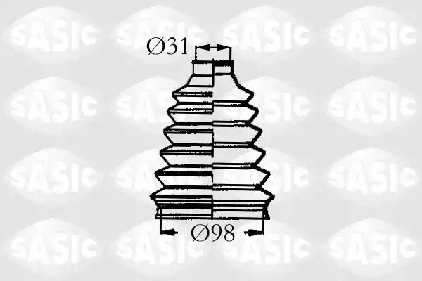 Пыльник ШРУСа внешний RENAULT MASTER I/II 4003466 4003466 SASIC