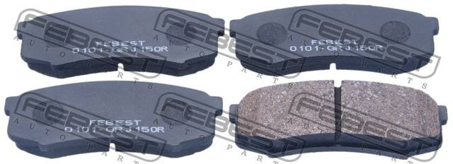 Колодки тормозные дисковые 0101-GRJ150R 0101-GRJ150R FEBEST