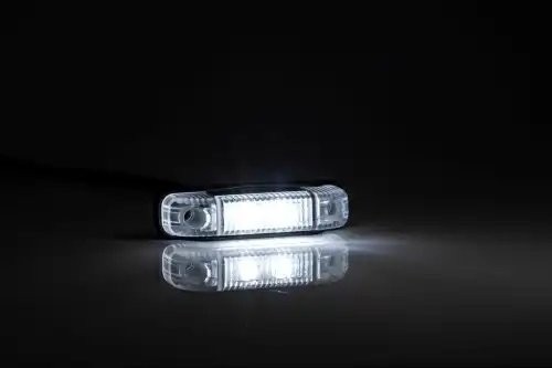 фонарь габаритный! белый LED, 80х18 с проводом 0,5м\ Universal FT013BLED FRISTOM
