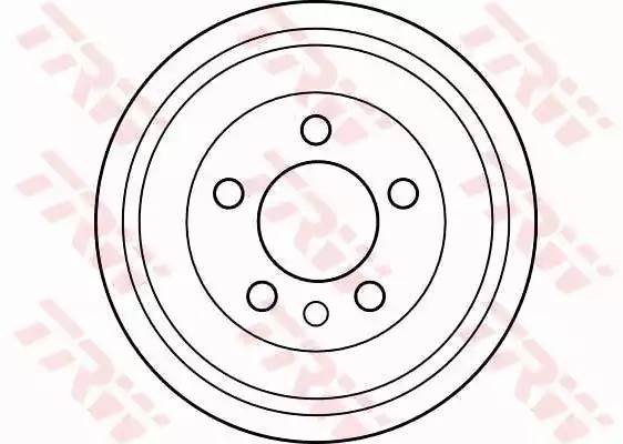 Барабан тормозной VW POLO SEDAN (2010- ), SKODA FABIA I-II DB4299 DB4299 TRW