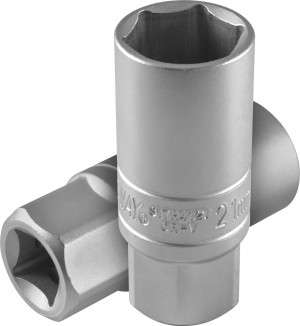 головка торцевая! свечная 1/2''DR, 21 мм\ S17H4121 JONNESWAY