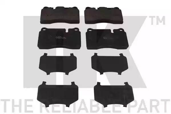 колодки дисковые передние! с антискрип. пл.\VW Touareg, Range Rover 3.2-4.2i/3.0 224788 NK