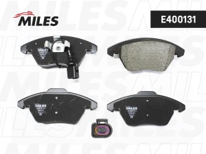 Колодки тормозные передние (Смесь Low-Metallic) AUDI A3/VOLKSWAGEN G5/PASSAT 06/ E400131 MILES