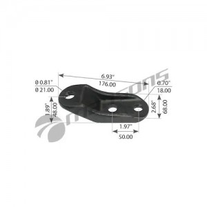 кронштейн амортизатора! (м)перед.верхний, левый/правыйFRL Columbia 360244 MANSONS