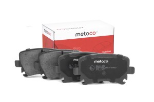 Колодки тормозные задние дисковые к-кт 3010022 3010022 METACO