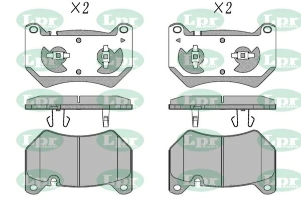 Колодки тормозные AUDI Q5 (1LG) 17- передние 05P2146 05P2146 LPR