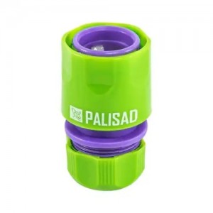 Соединитель для шланга 1/2" быстросъемный, пластиковый PALISAD 66140 PALISAD