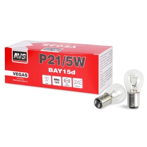 к-т ламп! (P21/5W) BAY15D 21/5W 12V Vegas 10шт\ A78182S AVS