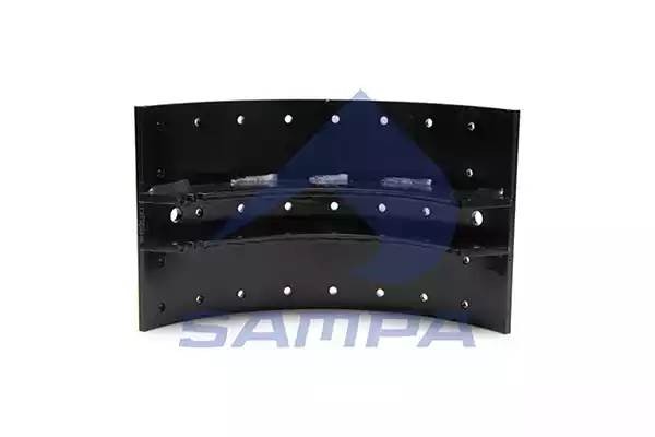 Колодка тормозная 410x200; усиленная; срез/срез (накладки 19071); Z-Cam без роли 080453 SAMPA