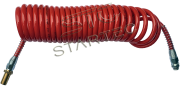 Шланг пневматический витой КАМАЗ-5490 (трубопровод) красный Polyurethane STARTEC INF10160R STARTEC