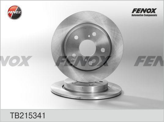 TB215341 диск тормозной задний!\ Toyota Auris 1.4/1.6/2.0 D-4D/2.2D 07> TB215341 FENOX