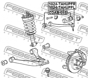 Рычаг передн верх правый CADILLAC ESCALADE 1999-2014 1024-TAHUPFR 1024-TAHUPFR FEBEST