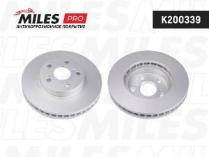 Диск тормозной (серия PRO с антикоррозионным покрытием) TOYOTA CARINA E 1.6-2.0  K200339 MILES