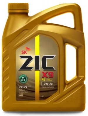 Моторное масло ZIC X9 FE синтетическое 0W-20 4л 162684 162684 ZIC