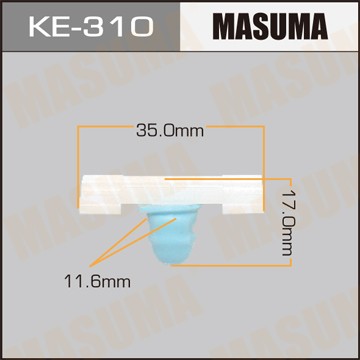 Пистон обивки универсальный MASUMA KE310 MASUMA