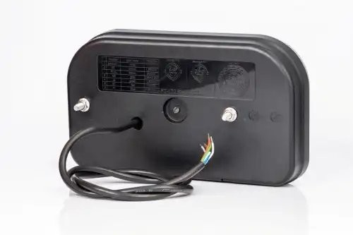 фонарь задний! RH, LED 6-функциональный, 240х140 с проводом 1м\ Universal FT170PNTLED FRISTOM