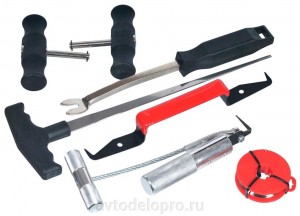 Набор для срезания стекол ( 7 предметов) "АвтоDело" 40687 AVTO DELO