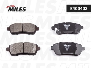 Колодки тормозные передние (без датчика) (Смесь Low-Metallic) FORD FIESTA 08-/MA E400403 MILES