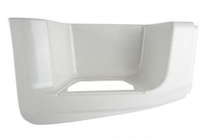 корпус подножки !правой белый пластик\ DAF M3011401 MARSHALL