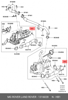 БОЛТBOLT 1316028 1316028 LAND ROVER
