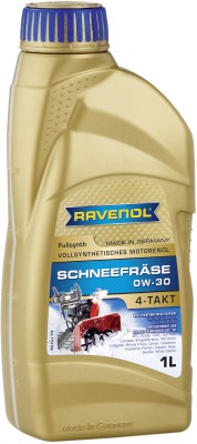 Масло моторное для 4-х тактных двигателей снегоуб.техники RAVENOL 0W30 синт.1л 1151106-001 RAVENOL