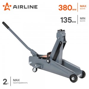 Домкрат подкатной 2 т AIRLINE 135 - 380 мм AJ-2F-380 AIRLINE