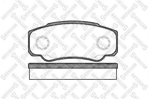 961 00=221949 !колодки дисковые з.\ Peugeot Boxer,Fiat Ducato,Citroen Jumper all 972-000-SX STELLOX