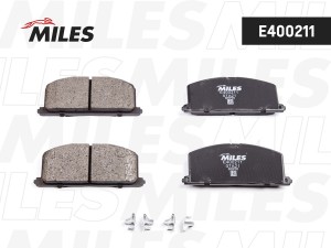 Колодки тормозные передние (без датчика) (Смесь Low-Metallic) (TOYOTA CAMRY/CARI E400211 MILES