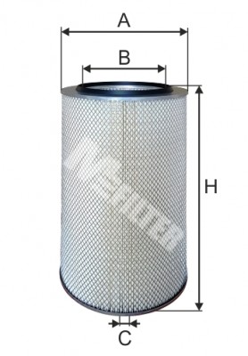 фильтр воздушный! H580 D271 176\ Volvo F12 A520 MFILTER AUTOMOTIVE FILTERS