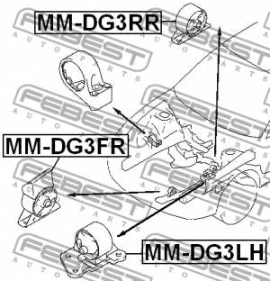 MITSUBISHI SPACE STAR (1998>) MM-DG3RR FEBEST
